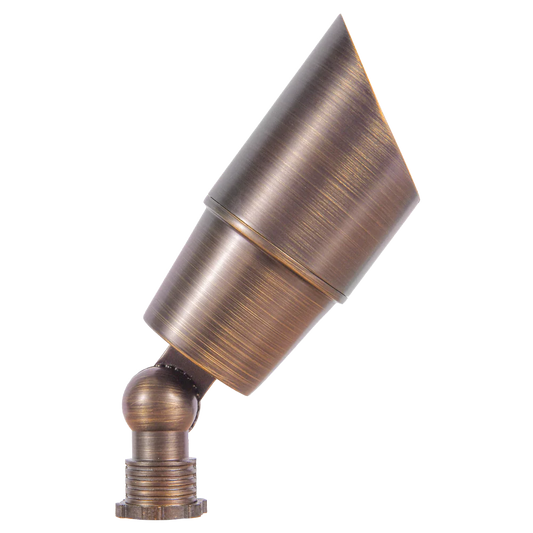 Abba Lighting SPB01 MR16 LED 12V Natural Brass Spot Light