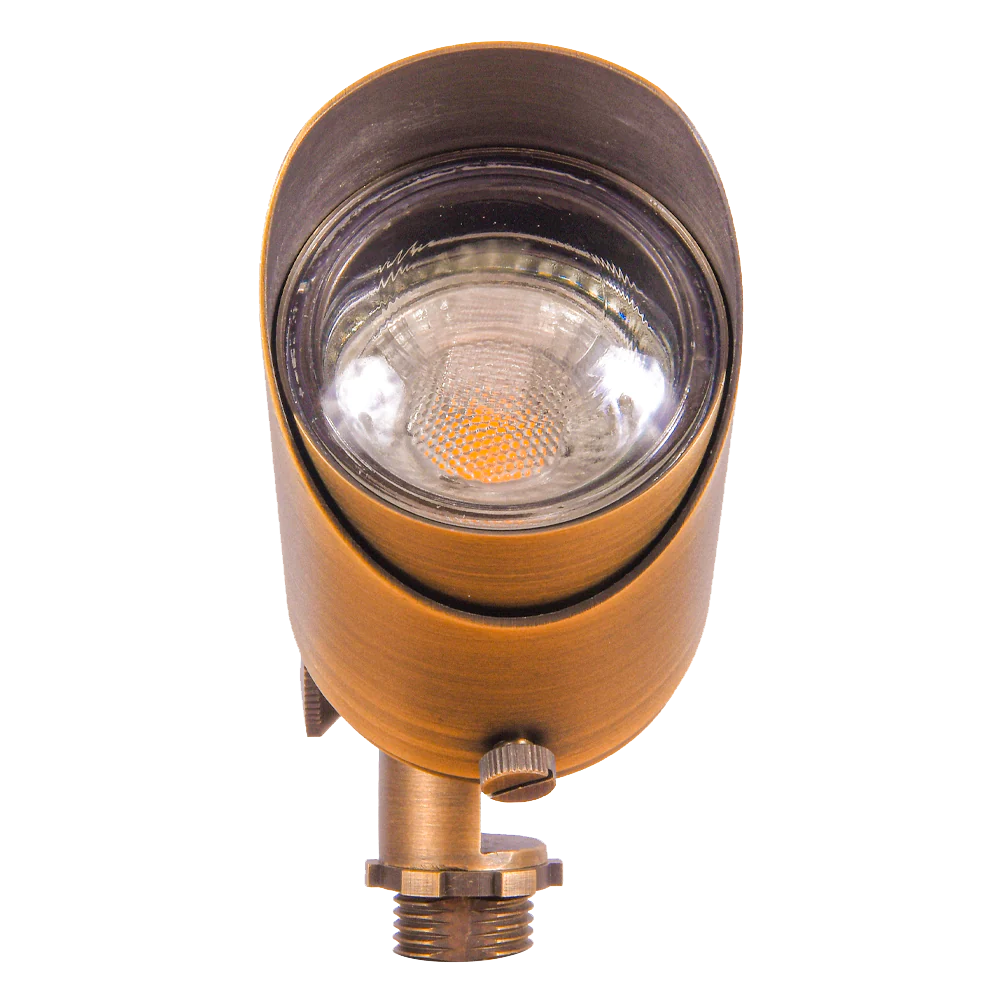 Abba Lighting SPB05 MR16 LED 12V Natural Brass Spot Light