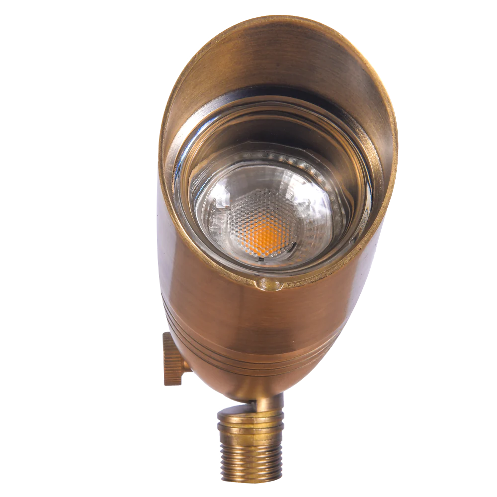 Abba Lighting SPB06 MR16 LED 12V Natural Brass Spot Light