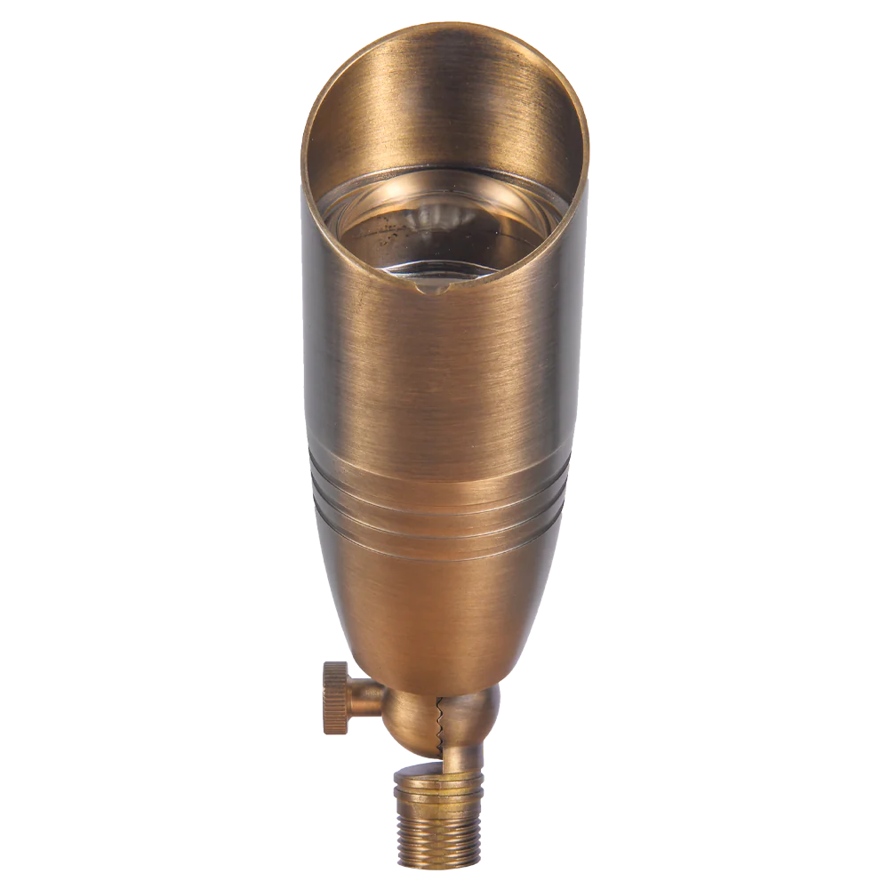 Abba Lighting SPB06 MR16 LED 12V Natural Brass Spot Light