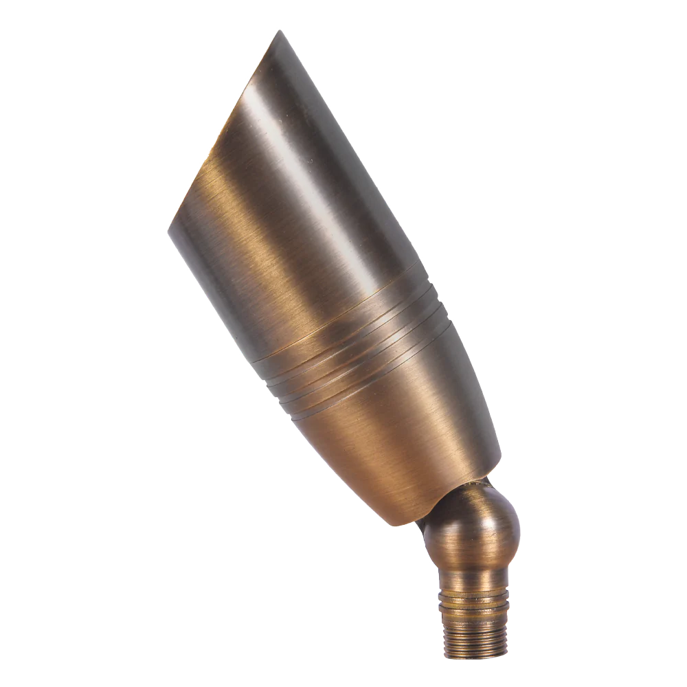 Abba Lighting SPB06 MR16 LED 12V Natural Brass Spot Light