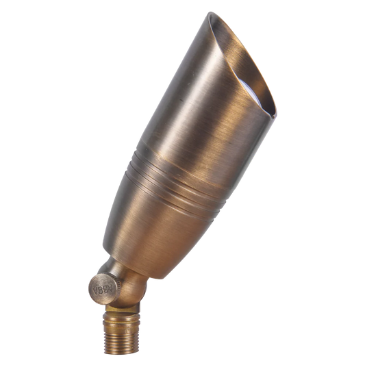 Abba Lighting SPB06 MR16 LED 12V Natural Brass Spot Light
