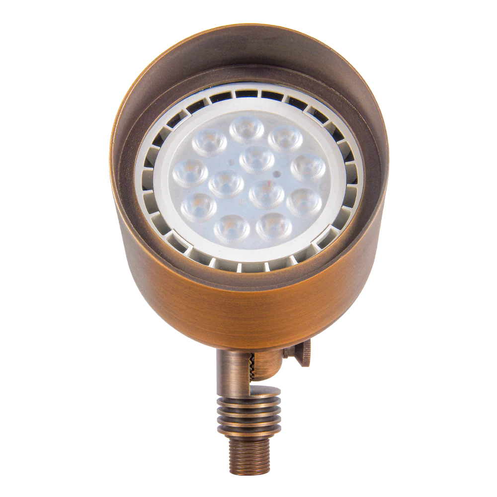 Abba Lighting SPB07 PAR36 12V Brass Flood Spot Light