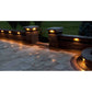 Abba Lighting STA04 8W AC/DC LED 12V 5000K Brown Aluminum Step Deck Light