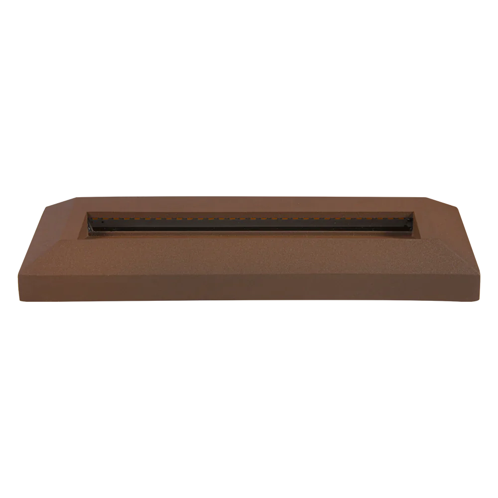 Abba Lighting STA04 8W AC/DC LED 12V 5000K Brown Aluminum Step Deck Light