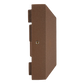 Abba Lighting STA04 8W AC/DC LED 12V 5000K Brown Aluminum Step Deck Light