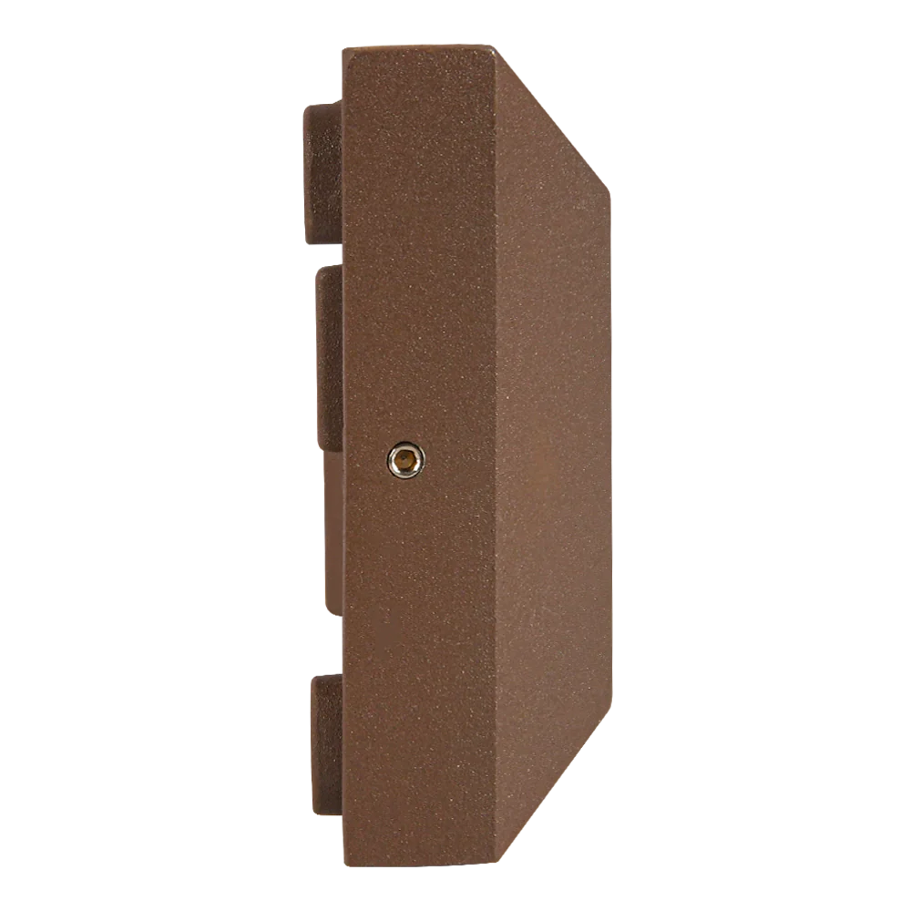 Abba Lighting STA04 8W AC/DC LED 12V 5000K Brown Aluminum Step Deck Light