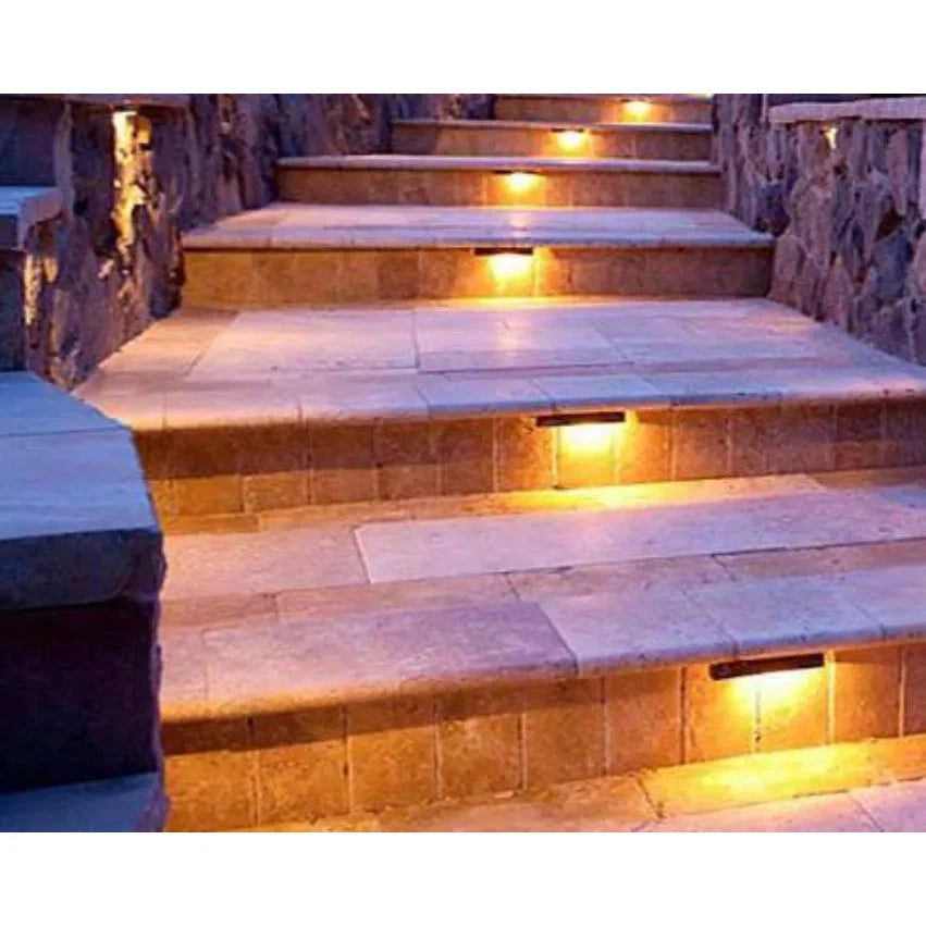 Abba Lighting STA04 8W AC/DC LED 12V 5000K Brown Aluminum Step Deck Light