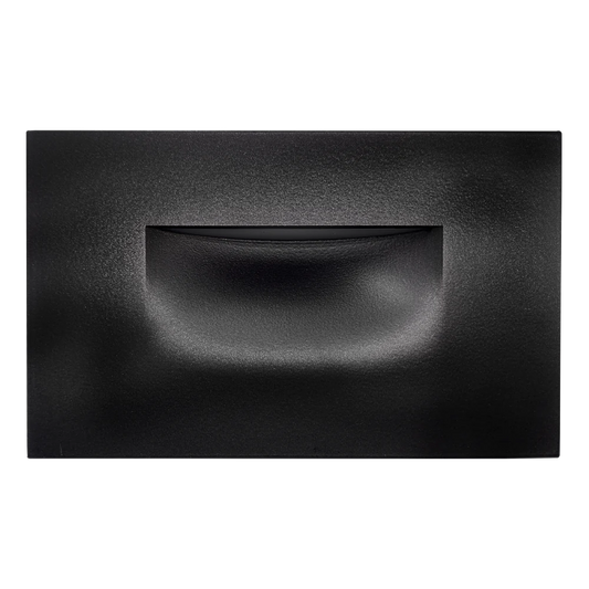 Abba Lighting STA07 3W LED AC/DC 12V Aluminum Black Step Light