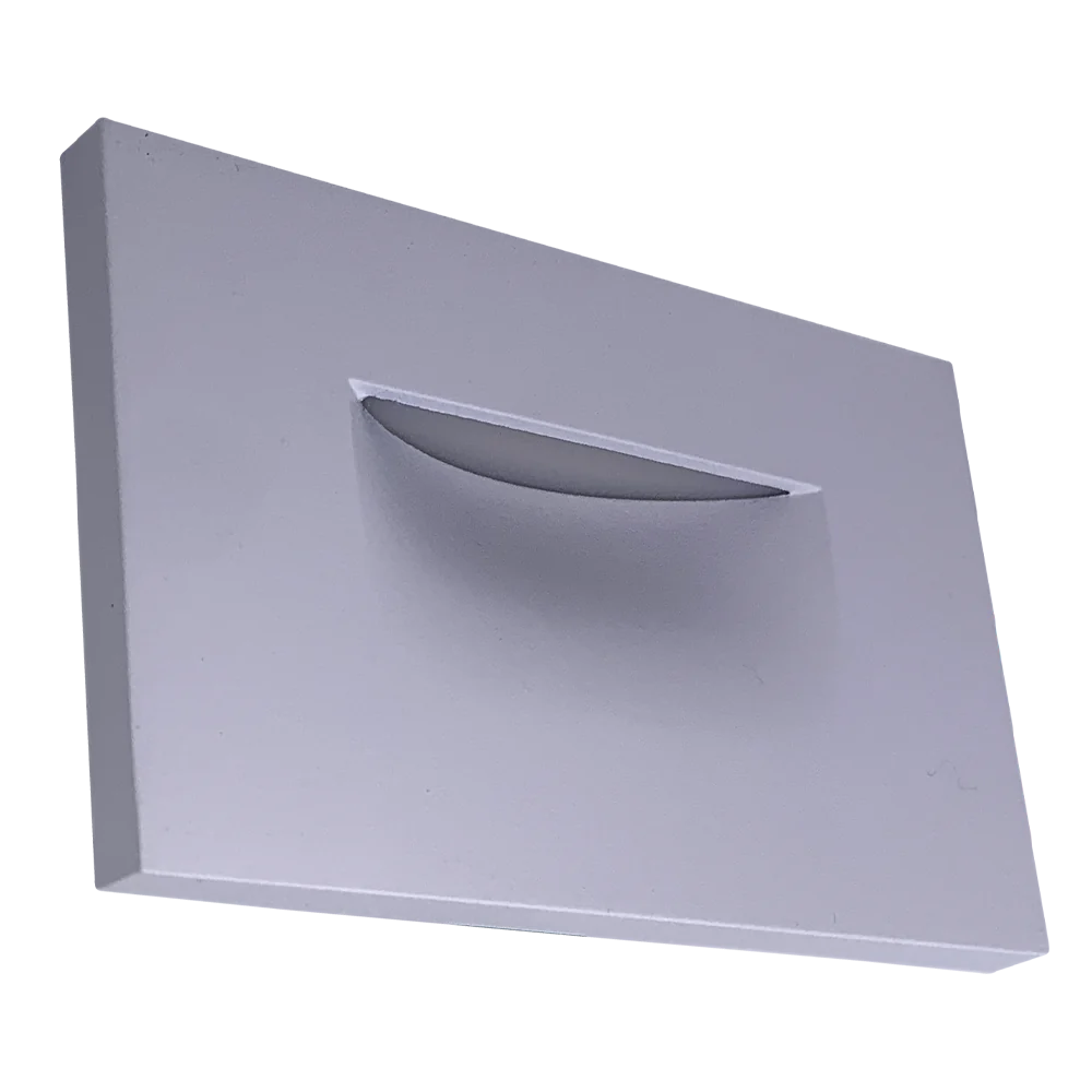 Abba Lighting STA07 3W LED AC/DC 12V Aluminum White Step Light