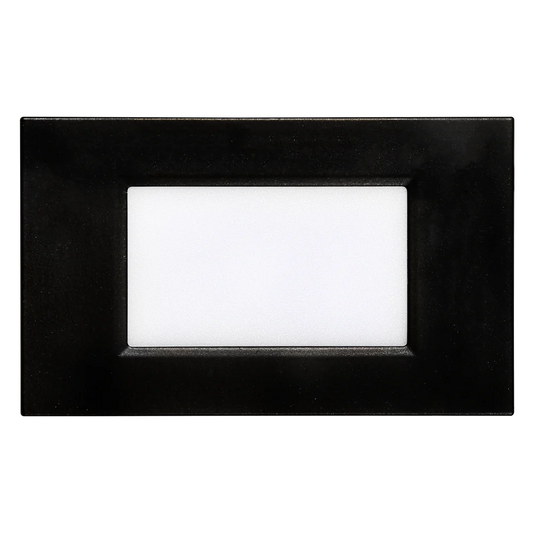 Abba Lighting STA10 3.5W LED AC/DC 12V Aluminum Black Step Light