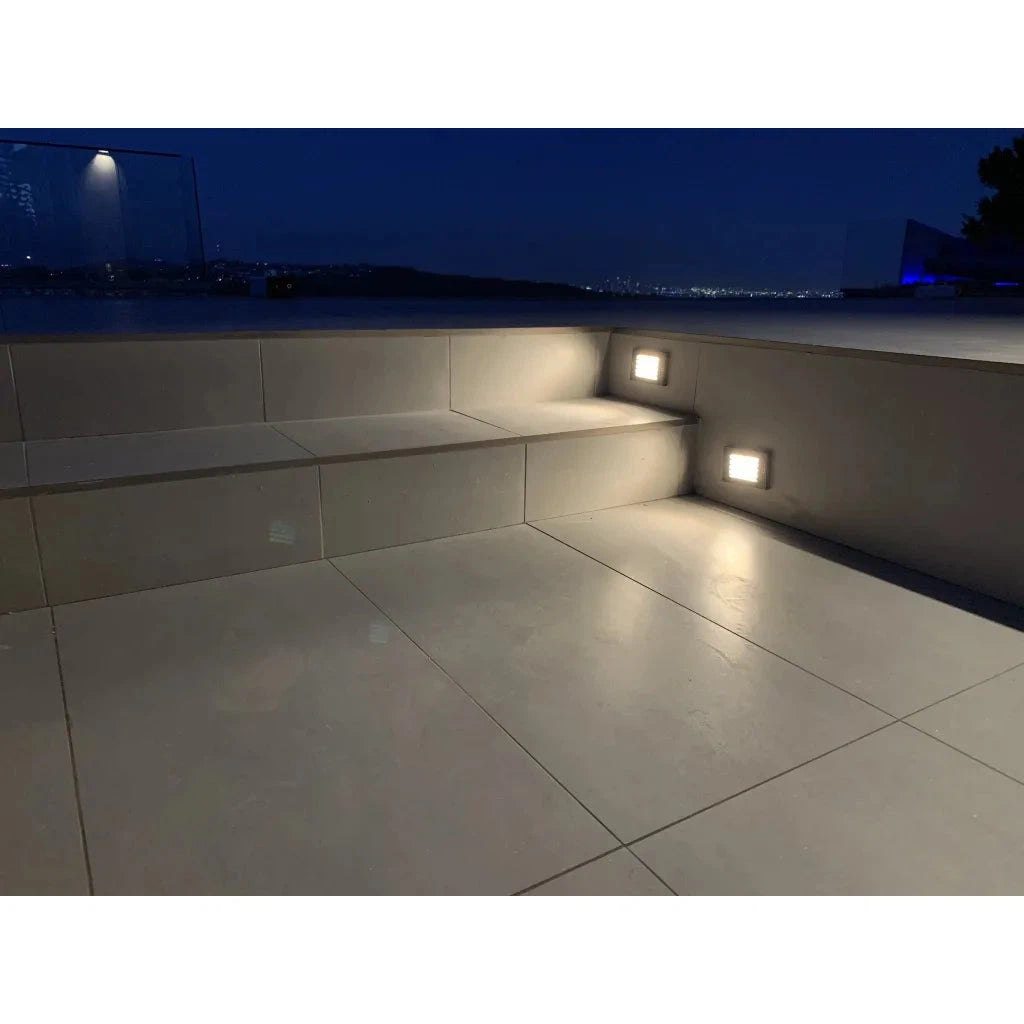 Abba Lighting STB02 3W LED AC/DC 12V COB Dark Brass Step Light
