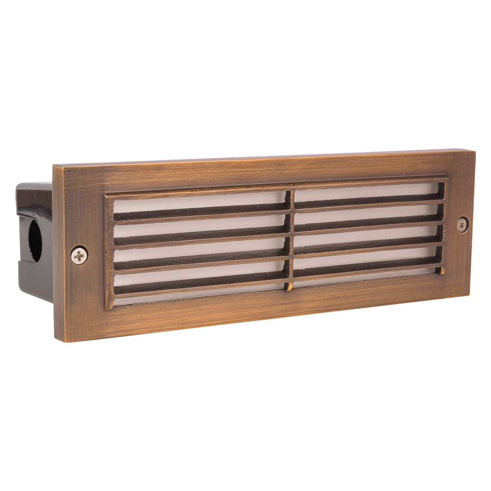 Abba Lighting STB03 3W LED AC/DC 12V COB Natural Brass Step Light