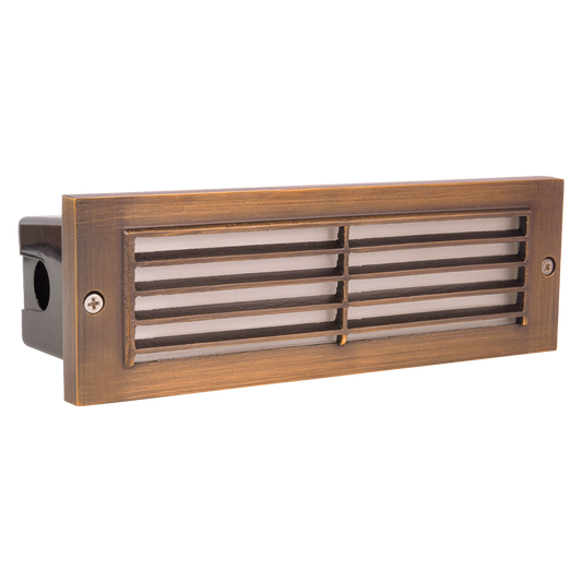 Abba Lighting STB03 3W LED AC/DC 12V COB Natural Brass Step Light