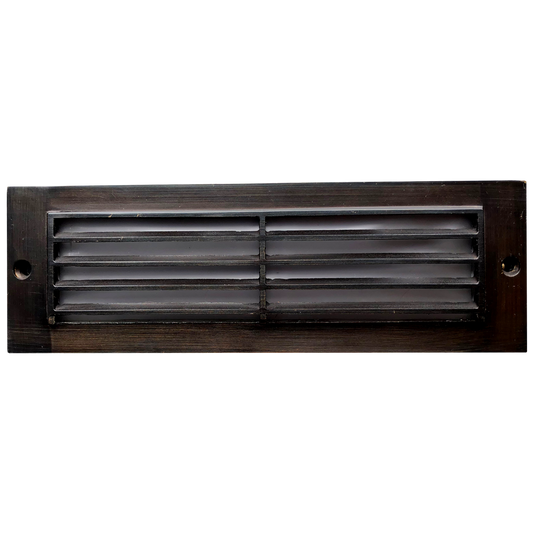 Abba Lighting STB08 4W LED AC/DC 12V Dark Brass Step Light