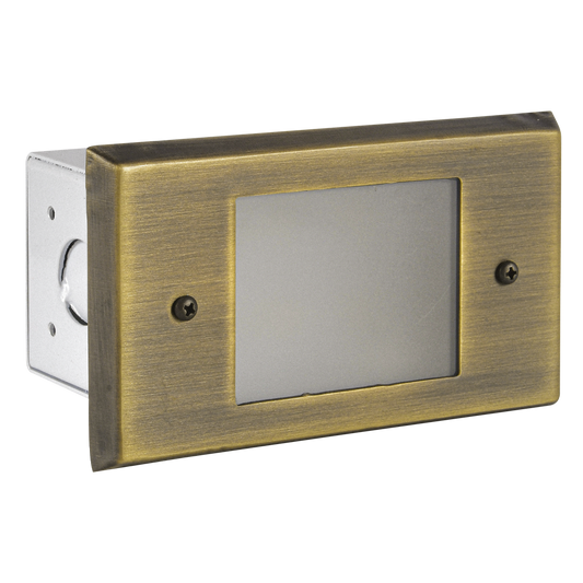 Abba Lighting STB11 1.5W LED AC/DC 12V Nattural Brass Step Light