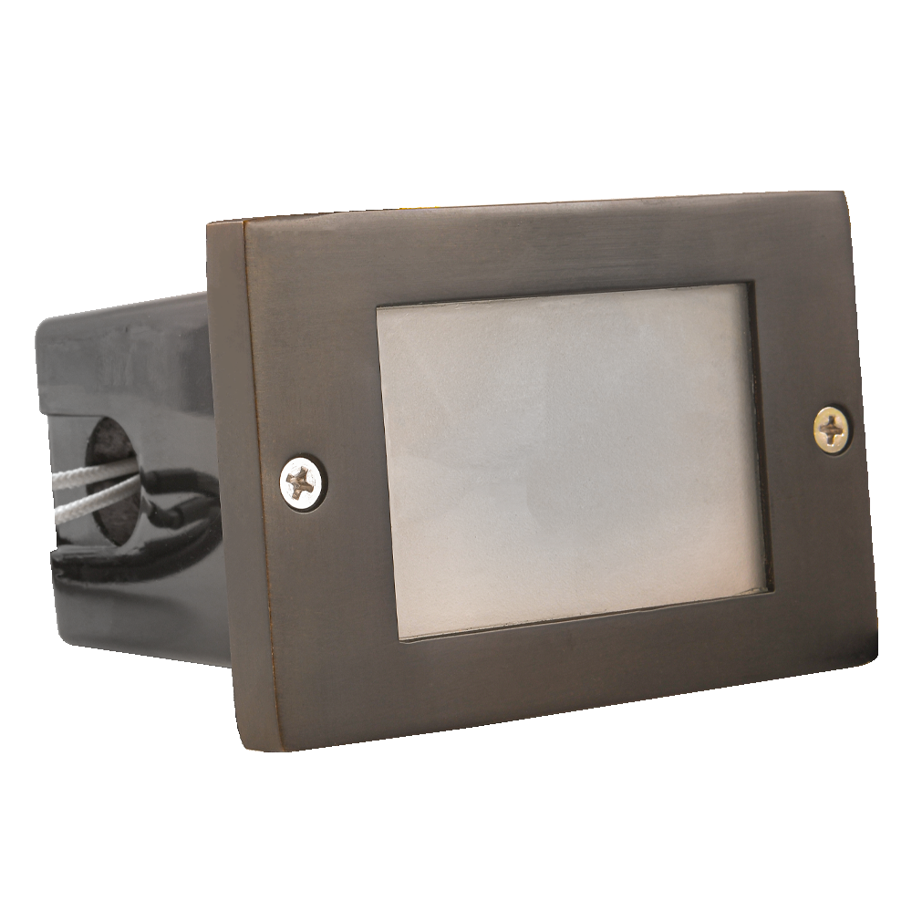 Abba Lighting STB15 12V Nattural Brass Step Light