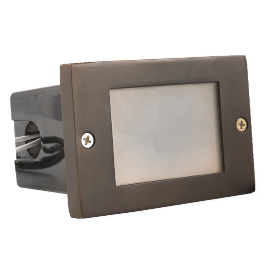 Abba Lighting STB15 12V Nattural Brass Step Light