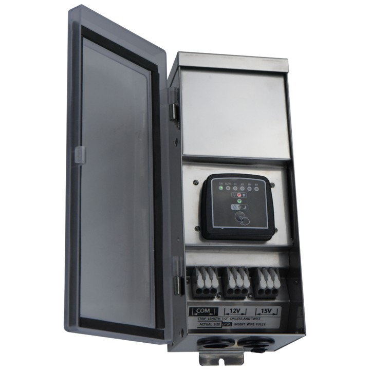 Abba Lighting STS150 150W Digital Stainless Steel Transformer