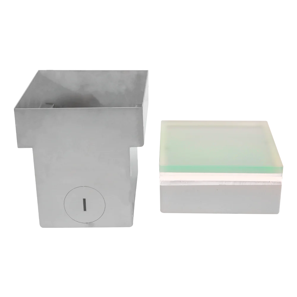 Abba Lighting Square Shaped 1.3W LED 12V DC White with Frosted Tempered Glass RGB Brick Light