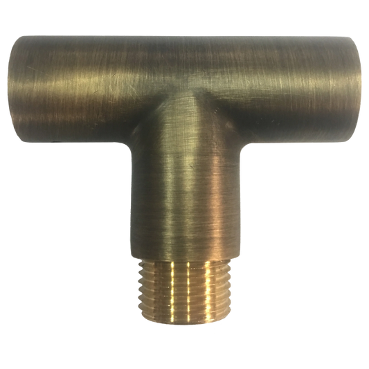 Abba Lighting T Bar Coupling Natural Brass Post Accessory