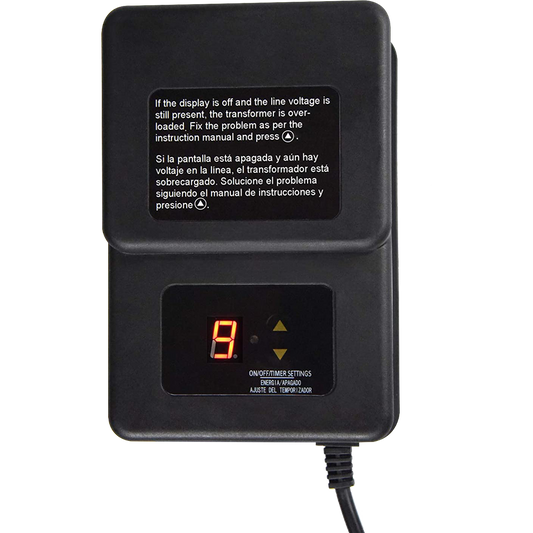 Abba Lighting TS200 200W AC 12V Digital Plastic Transformer