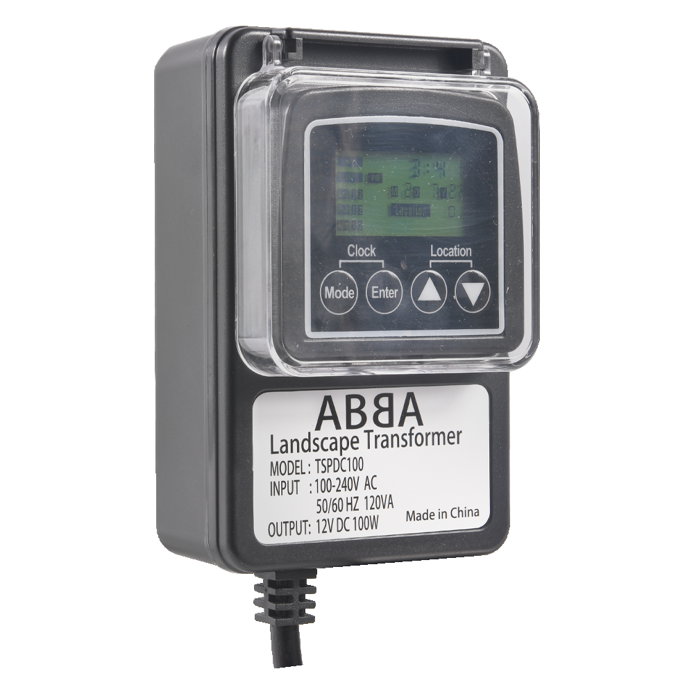 Abba Lighting TSPDC100 100W DC 12V Transformer