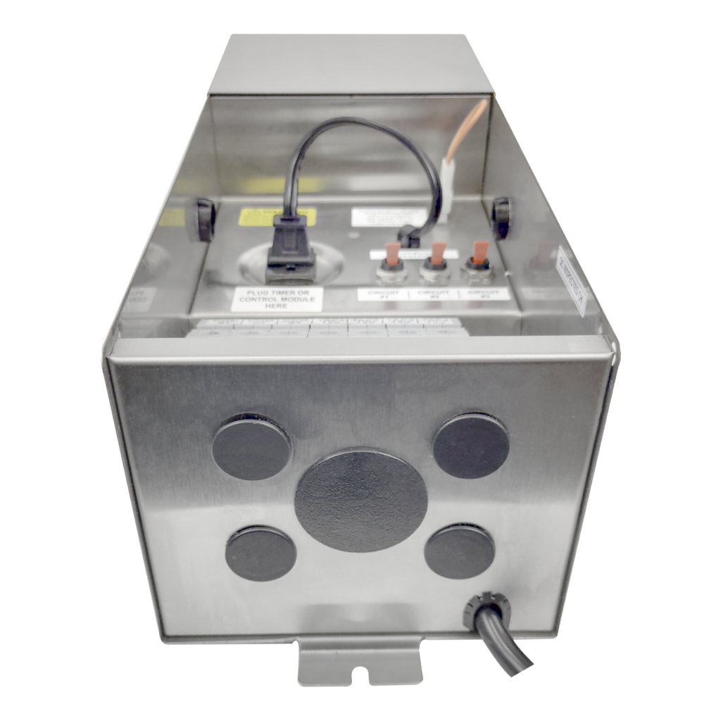 Abba Lighting TSR900 900W Manual Stainless Steel Transformer