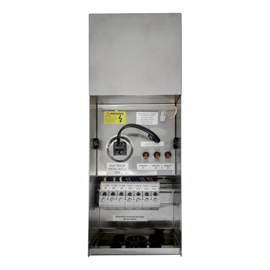 Abba Lighting TSR900 900W Manual Stainless Steel Transformer