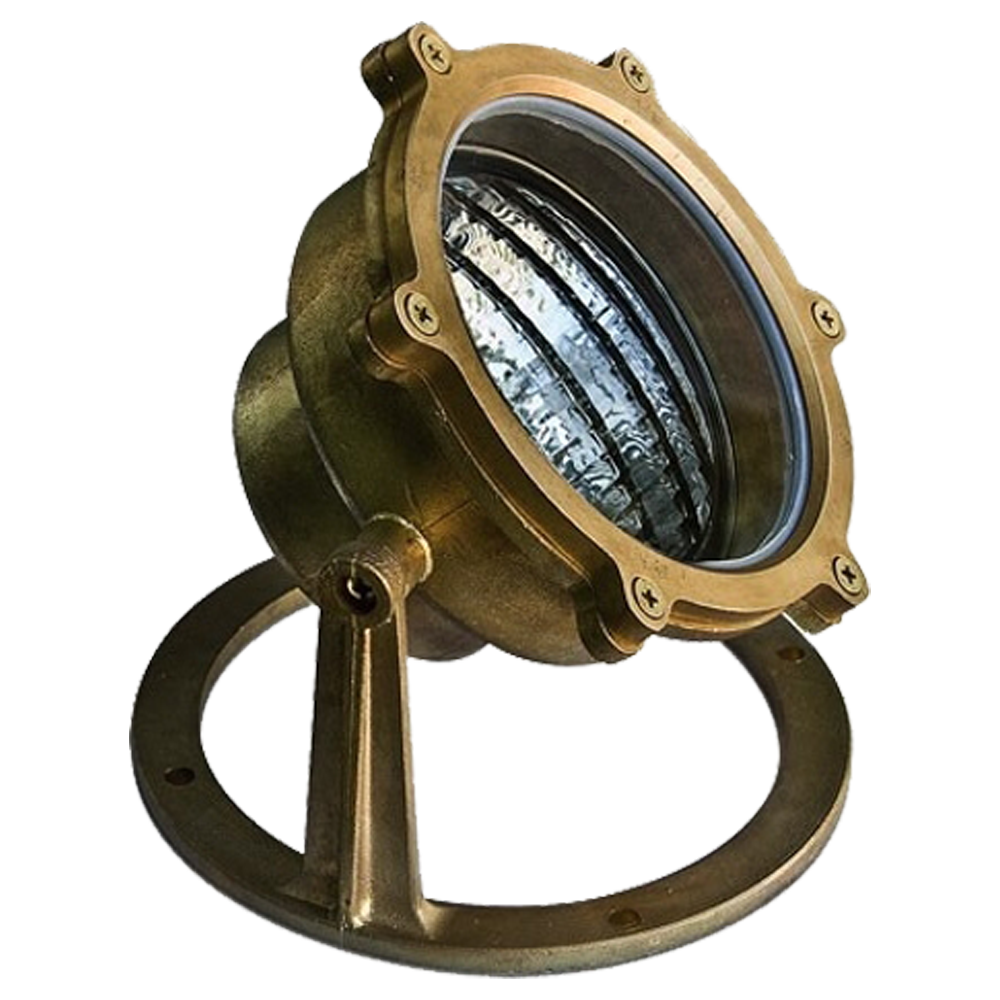 Abba Lighting ULB02 12V Brass Flood/Underwarer Pond Light