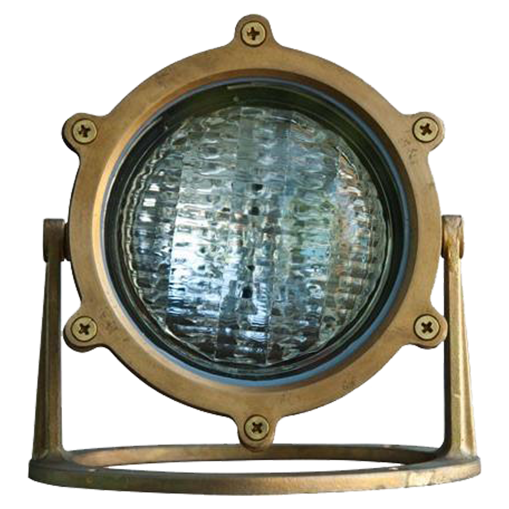 Abba Lighting ULB02 12V Brass Flood/Underwarer Pond Light