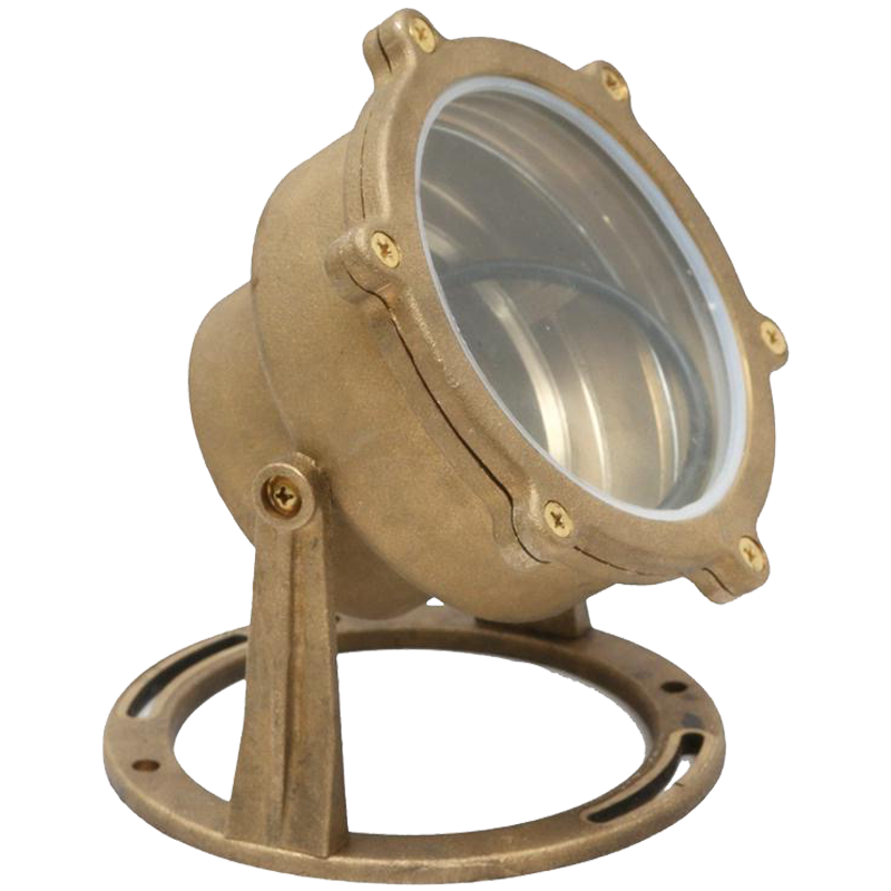 Abba Lighting ULB02 12V Brass Flood/Underwarer Pond Light
