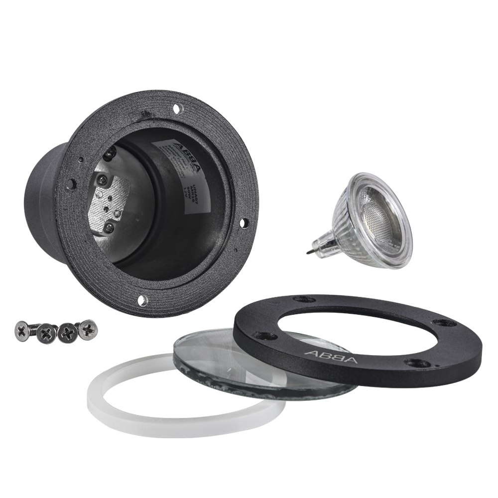 Abba Lighting UNA07 MR16 12V Aluminum Well Light