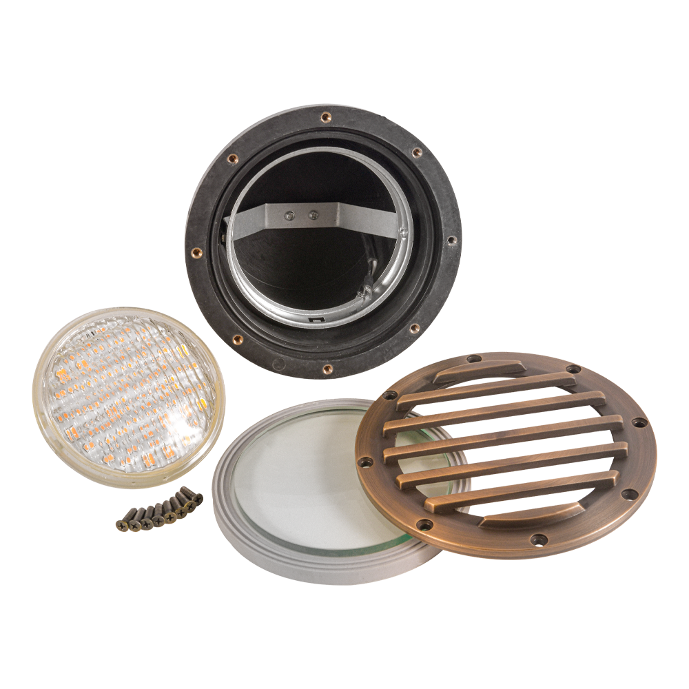 Abba Lighting UNB01 PAR36 12V Brass Well Light