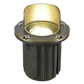 Abba Lighting UNB03 MR16 LED 12V Brass Shielded Well Light