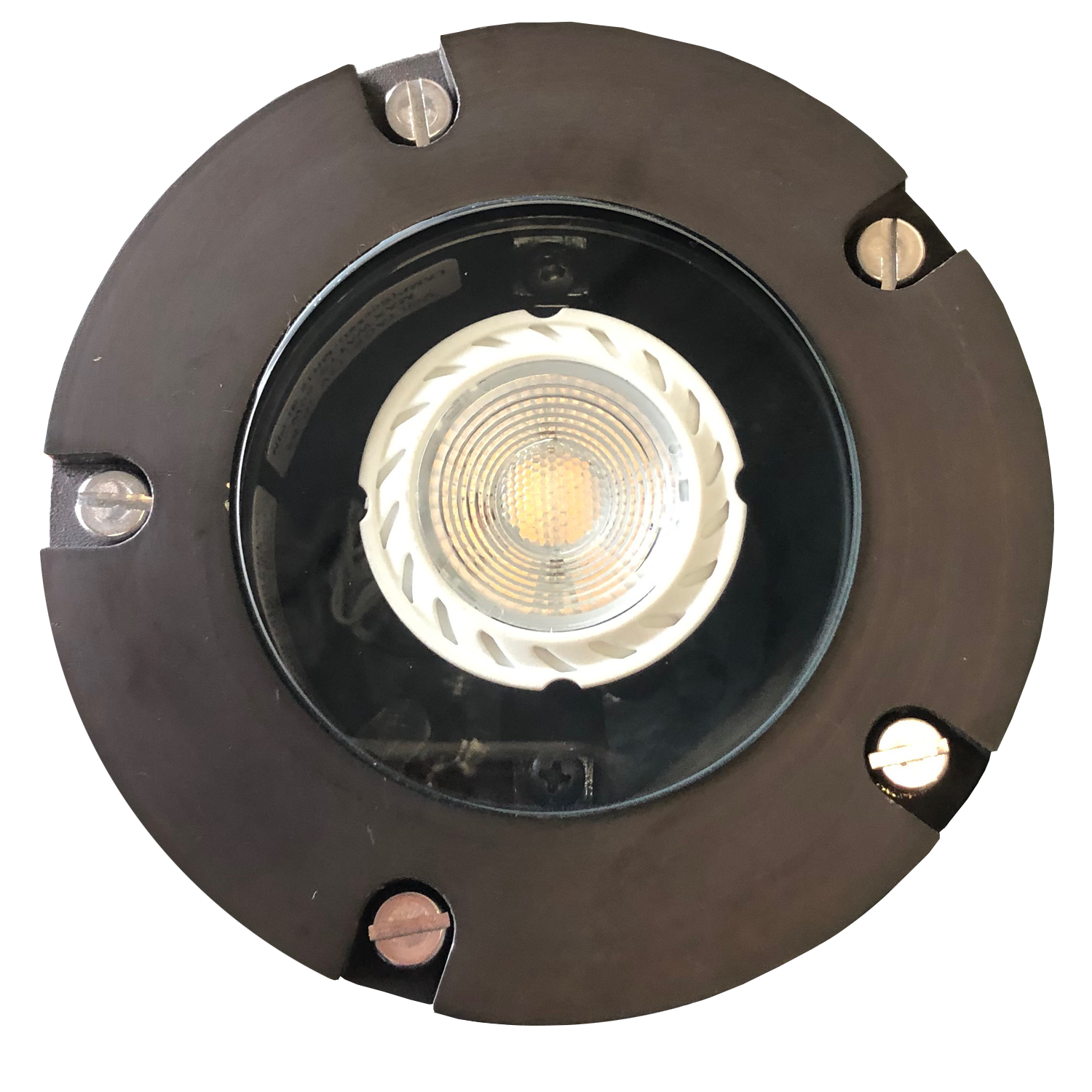 Abba Lighting UNB04 MR16 LED 12V Dark Brass Well Light