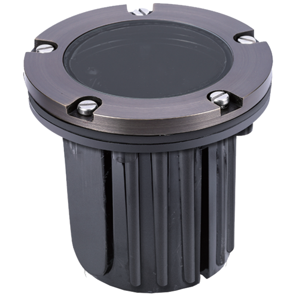 Abba Lighting UNB04 MR16 LED 12V Dark Brass Well Light
