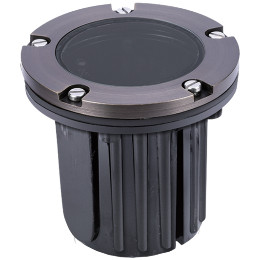 Abba Lighting UNB04 MR16 LED 12V Dark Brass Well Light
