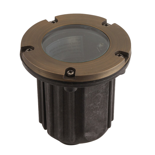Abba Lighting UNB04 MR16 LED 12V Natural Brass Well Light