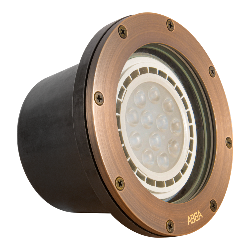 Abba Lighting UNB08 PAR36 12V Brass Well Light