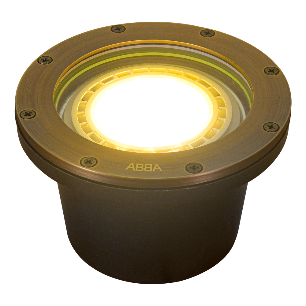 Abba Lighting UNB08 PAR36 12V Brass Well Light