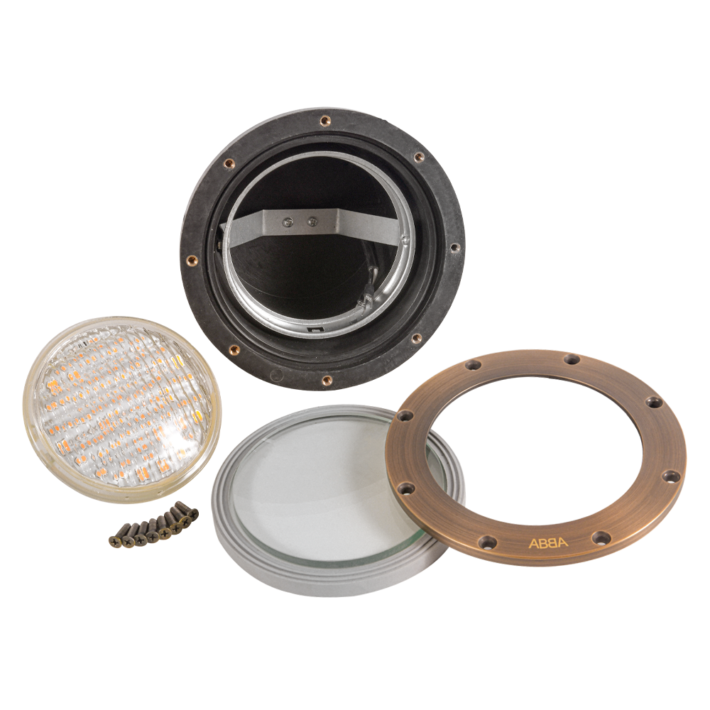 Abba Lighting UNB08 PAR36 12V Brass Well Light