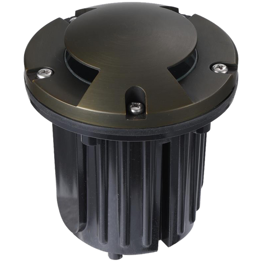 Abba Lighting UNB10 MR16 LED 12V Brass Bi-Directional Well Light