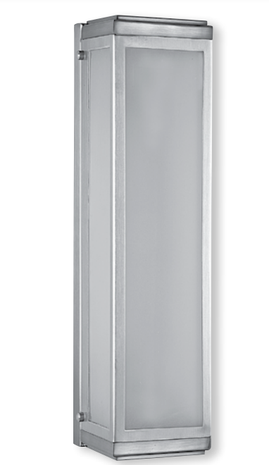 Afina Metro 2-Light Polished Chrome Frame Decorative Sconce With Frosted Glass Shade