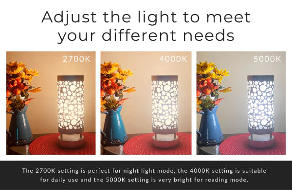 Aleddra 5" 15W AirGuardian Table Lamp With ViraPure Technology