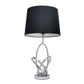 All The Rages Elegant Designs Black Shades & Chrome Finish Mod Art Polished Table Lamp