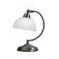 All The Rages Elegant Designs Brushed Nickel Mini Modern Bankers Desk Lamp With Touch Dimmer Control Base