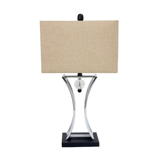 All The Rages Elegant Designs Chrome Executive Business Table Lamp