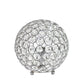 All The Rages Elegant Designs Chrome Finish Crystal Ball Sequin Table Lamp