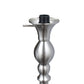 All The Rages Elegant Designs Marbleized White Glass Shade With Brushed Nickel Finish Torchiere Floor Lamp
